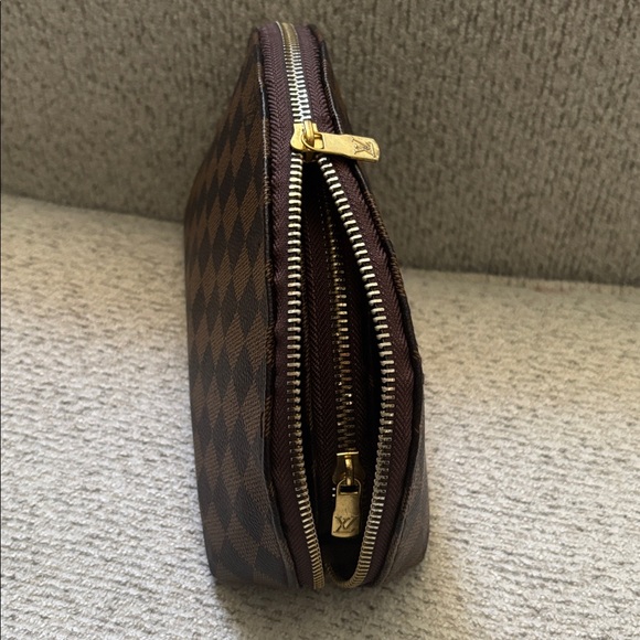 Checkered Brown Cosmetic *Fashion Pouches - Picture 17 of 17